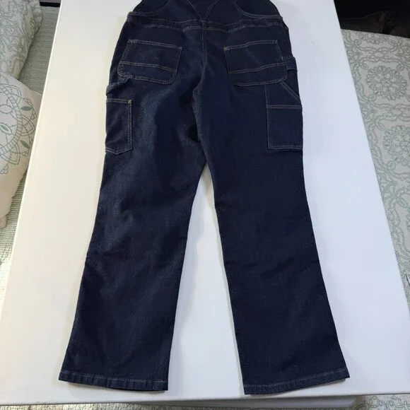 Carhartt Rugged Flex Double Knee Bib Overalls Womens Large 14/16 Reg 104044 464 - Picture 13 of 16